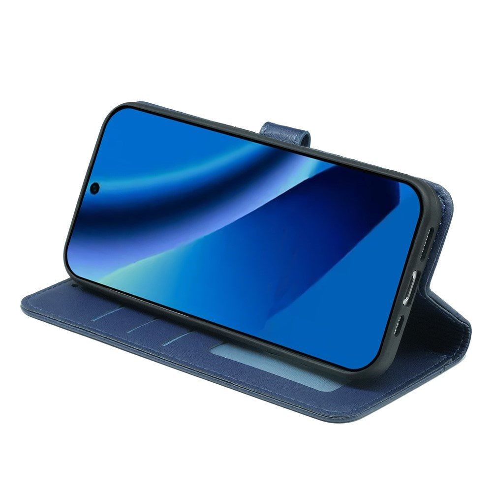 Google Pixel 10a EIDERWOOD Kunstlæder Flip Cover - Blå