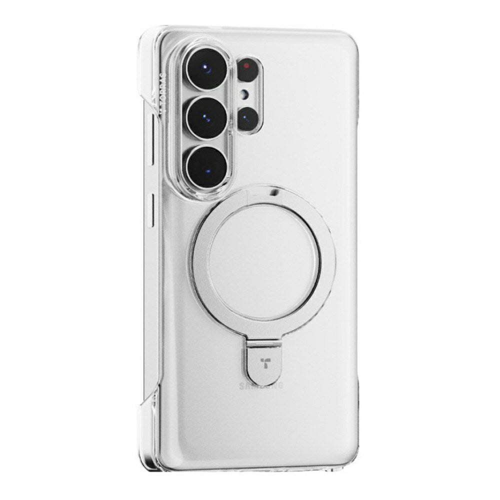 TORRAS Samsung Galaxy S26 Ultra Ostand Q1 Slim Cover m. Kickstand - MagSafe Kompatibel - Gennemsigtig