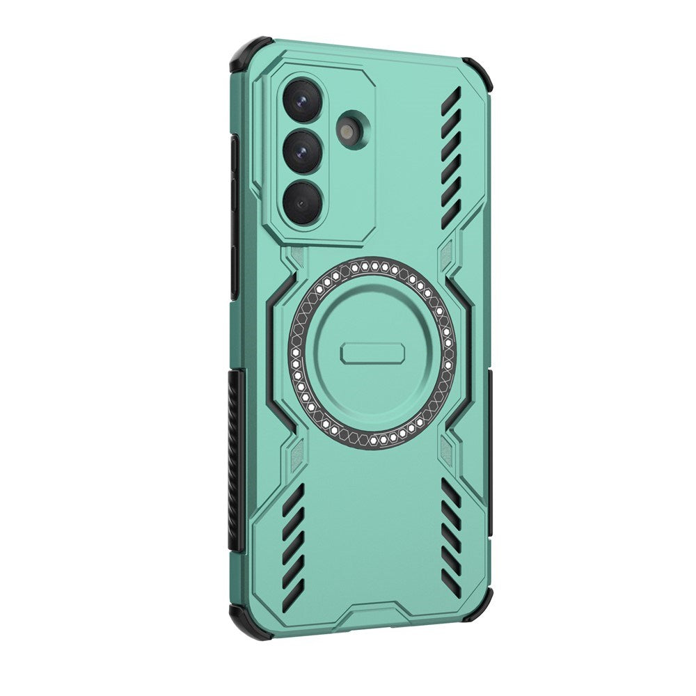 Samsung Galaxy A57 EIDERWOOD Håndværker Cover - Varmeafledning - MagSafe Kompatibel - Grøn