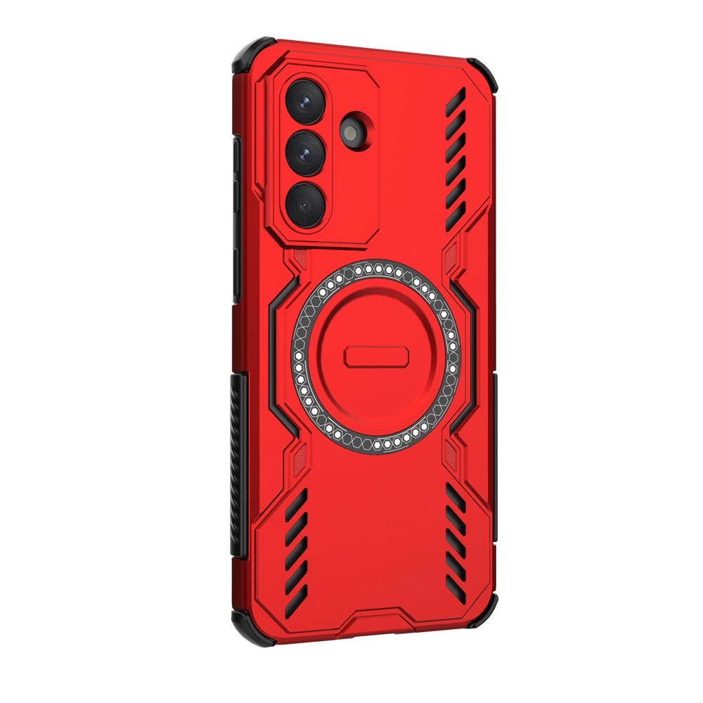 Samsung Galaxy A57 EIDERWOOD Håndværker Cover - Varmeafledning - MagSafe Kompatibel - Rød