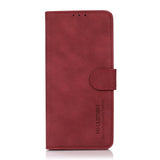 Samsung Galaxy A37 Kunstlæder Mobilcover m. Kortholder - Rød