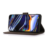 Samsung Galaxy A37 Kunstlæder Mobilcover m. Kortholder - Brun