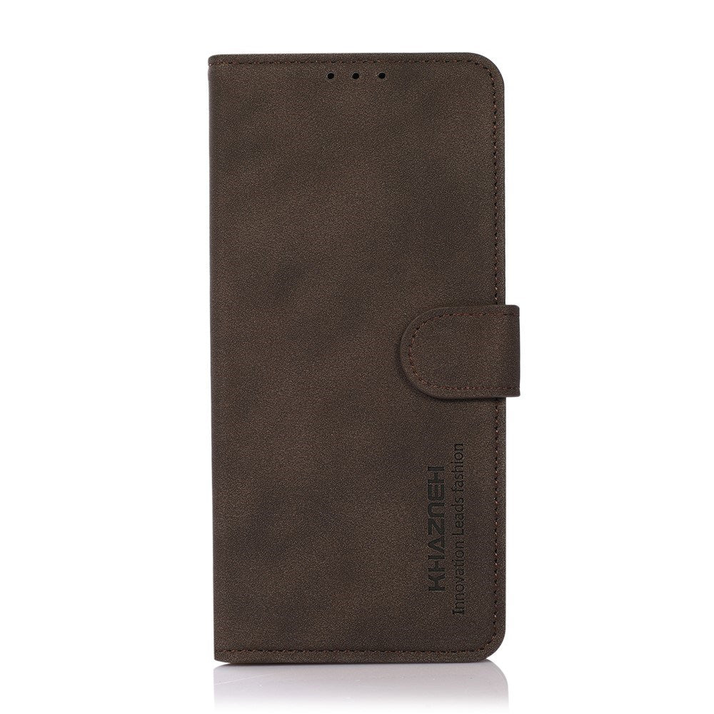 Samsung Galaxy A37 Kunstlæder Mobilcover m. Kortholder - Brun