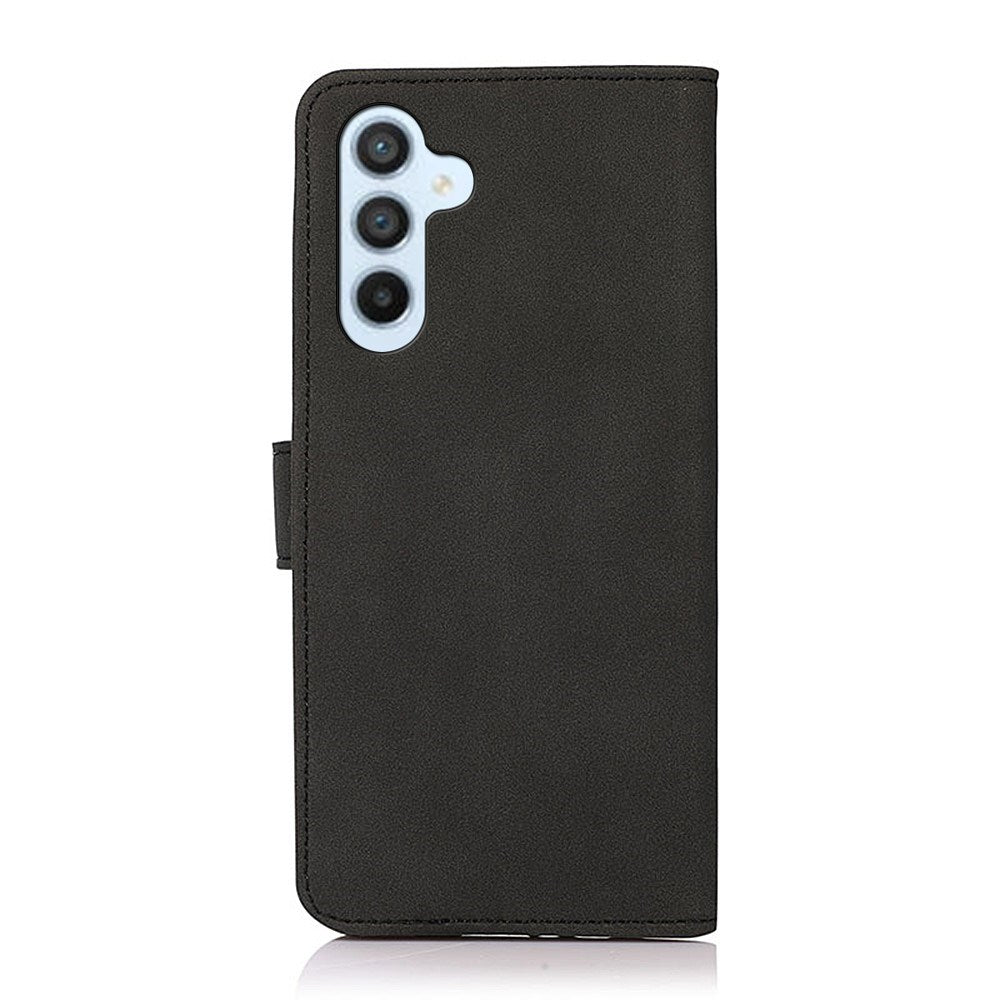 Samsung Galaxy A57 Kunstlæder Mobilcover m. Kortholder - Sort