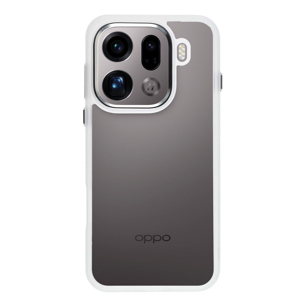 OPPO Find X9 Pro EIDERWOOD Hybrid Mobilcover - Gennemsigtig / Hvid
