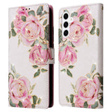 EIDERWOOD Samsung Galaxy S26 Kunstlæder Flip Cover - Blomster - Lyserød Rose