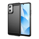 EIDERWOOD Motorola Moto G06 / G06 Power - Carbon Fiber Mobil Cover & Skærmbeskyttelse - Sort