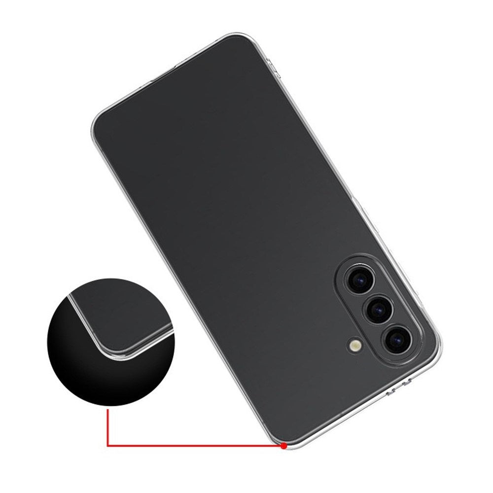Samsung Galaxy A37 EIDERWOOD Fleksibelt Plast Bagside Cover - Gennemsigtig