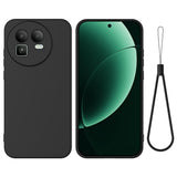 Realme GT 8 EIDERWOOD Silikone Bagside Cover m. Strop - Sort
