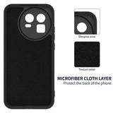 Realme GT 8 EIDERWOOD Silikone Bagside Cover m. Strop - Sort