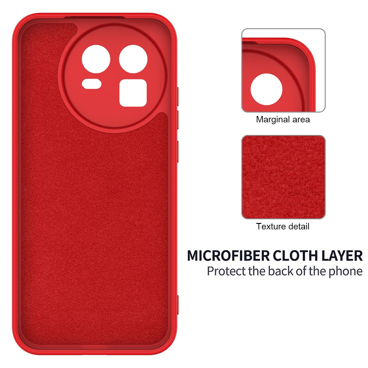 Realme GT 8 EIDERWOOD Silikone Bagside Cover m. Strop - Rød