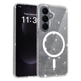 EIDERWOOD Samsung Galaxy S26 Plast Glitter Cover - MagSafe Kompatibel - Gennemsigtig