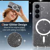 EIDERWOOD Samsung Galaxy S26 Plast Glitter Cover - MagSafe Kompatibel - Gennemsigtig
