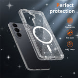 EIDERWOOD Samsung Galaxy S26 Plast Glitter Cover - MagSafe Kompatibel - Gennemsigtig