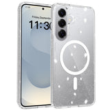 EIDERWOOD Samsung Galaxy S26+ (Plus) Plast Glitter Cover - MagSafe Kompatibel - Gennemsigtig