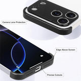 iPhone 17 Pro Max Todelt Bumper Cover m. Kameralinsebeskytter - Sort