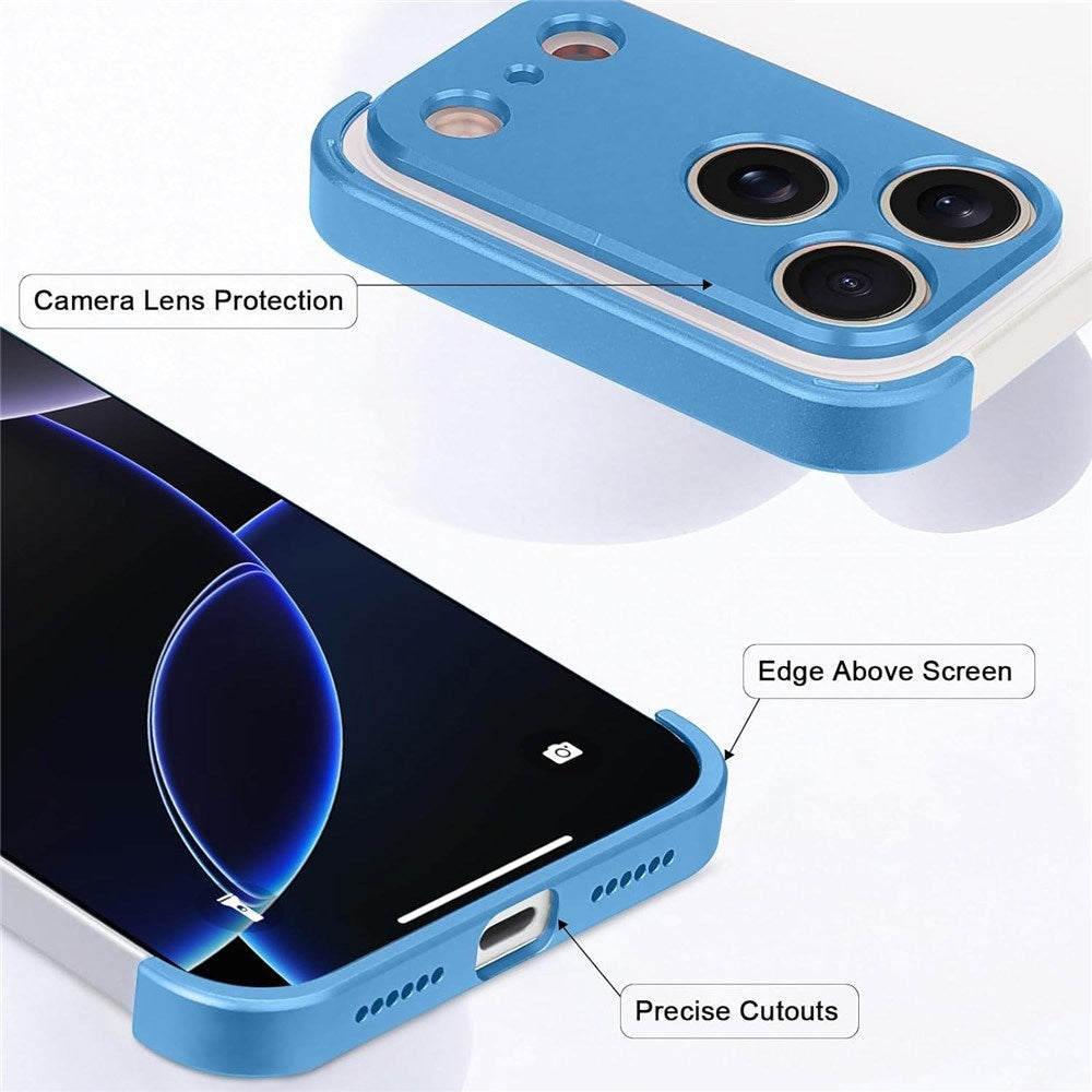 iPhone 17 Pro Max Todelt Bumper Cover m. Kameralinsebeskytter - Blå