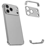 iPhone 17 Pro Max Todelt Bumper Cover m. Kameralinsebeskytter - Grå