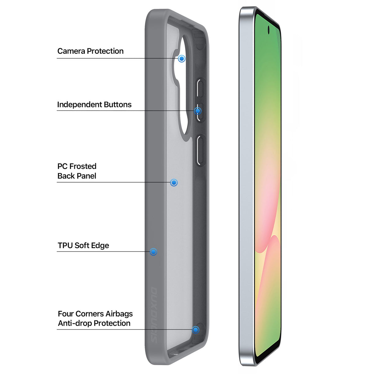 Samsung Galaxy A57 DUX DUCIS Hybrid Mobilcover - Grå