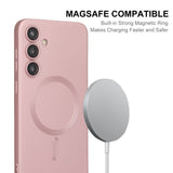 Samsung Galaxy A57 ENKAY Fleksibelt Plastik Mobilcover - MagSafe Kompatibel - Lyserød