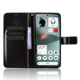 Nothing Phone (3a) Lite EIDERWOOD Kunstlæder Flip Cover - Strop - Sort