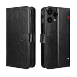 Nothing Phone (3a) Lite EIDERWOOD Kunstlæder Flip Cover - Strop - Sort