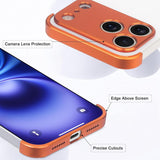 iPhone 17 Pro Todelt Bumper Cover m. Kameralinsebeskytter - Orange
