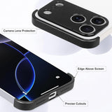 iPhone 17 Pro Todelt Bumper Cover m. Kameralinsebeskytter - Sort