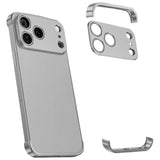 iPhone 17 Pro Todelt Bumper Cover m. Kameralinsebeskytter - Grå