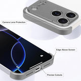 iPhone 17 Pro Todelt Bumper Cover m. Kameralinsebeskytter - Grå