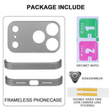 iPhone 17 Pro Todelt Bumper Cover m. Kameralinsebeskytter - Grå