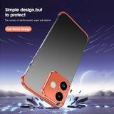 iPhone 17 Todelt Bumper Cover m. Kameralinsebeskytter - Orange