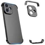 iPhone 17 Todelt Bumper Cover m. Kameralinsebeskytter - Sort