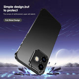 iPhone 17 Todelt Bumper Cover m. Kameralinsebeskytter - Sort