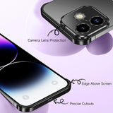 iPhone 17 Todelt Bumper Cover m. Kameralinsebeskytter - Sort