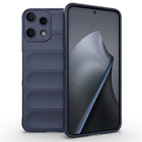 AMORUS Nothing Phone (3a) Lite Fleksibelt Plast Bagside Cover - Mørkeblå