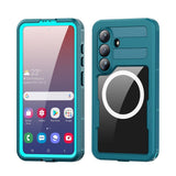 Samsung Galaxy S26 Redpebber Vandtæt Hybrid Plast Bagside Cover - MagSafe Kompatibel - Blå