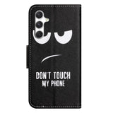 EIDERWOOD Samsung Galaxy S26 Kunstlæder Flip Cover - Mønster - Don't Touch My Phone