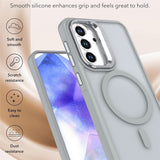 Samsung Galaxy A37 EIDERWOOD Hybrid Mobilcover m. Kickstand - MagSafe Kompatibel - Grå