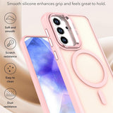 Samsung Galaxy A57 EIDERWOOD Hybrid Mobilcover m. Kickstand - MagSafe Kompatibel - Lyserød
