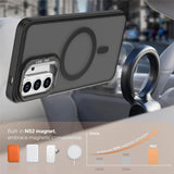 Samsung Galaxy A57 EIDERWOOD Hybrid Mobilcover m. Kickstand - MagSafe Kompatibel - Sort