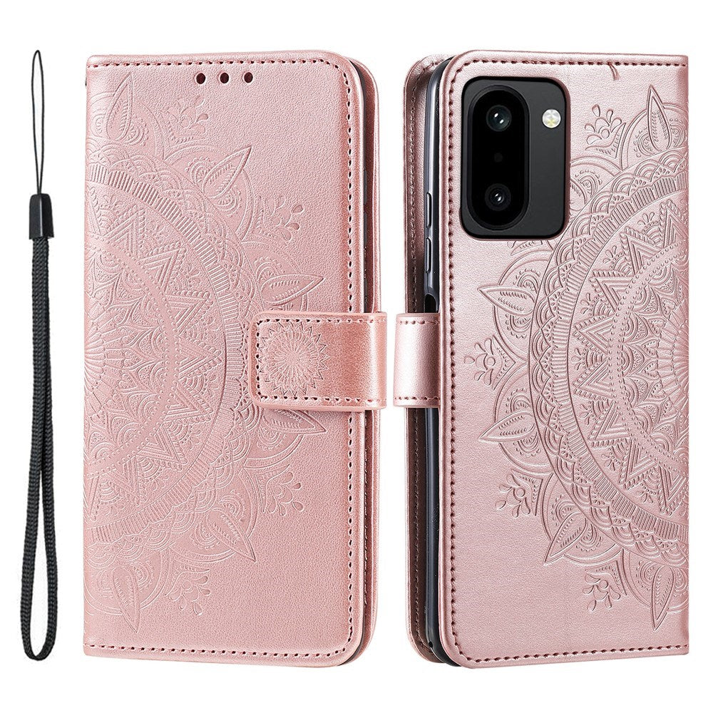 EIDERWOOD OnePlus 15R Kunstlæder Flip Cover - Mønster - Lyserød
