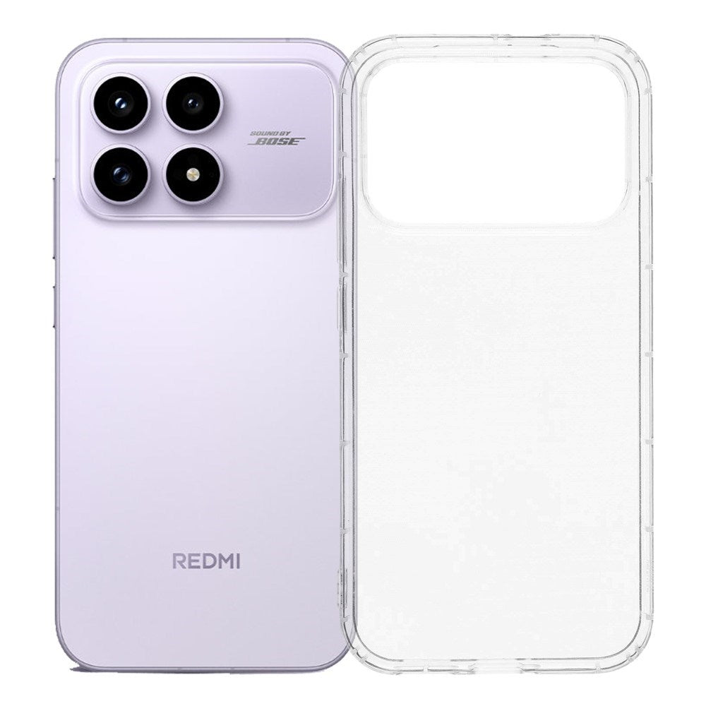 Xiaomi Poco F8 Pro EIDERWOOD Fleksibelt Plast Bagside Cover - Gennemsigtig