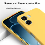 OPPO A6x EIDERWOOD Silikone Bagside Cover m. Strop - Gul
