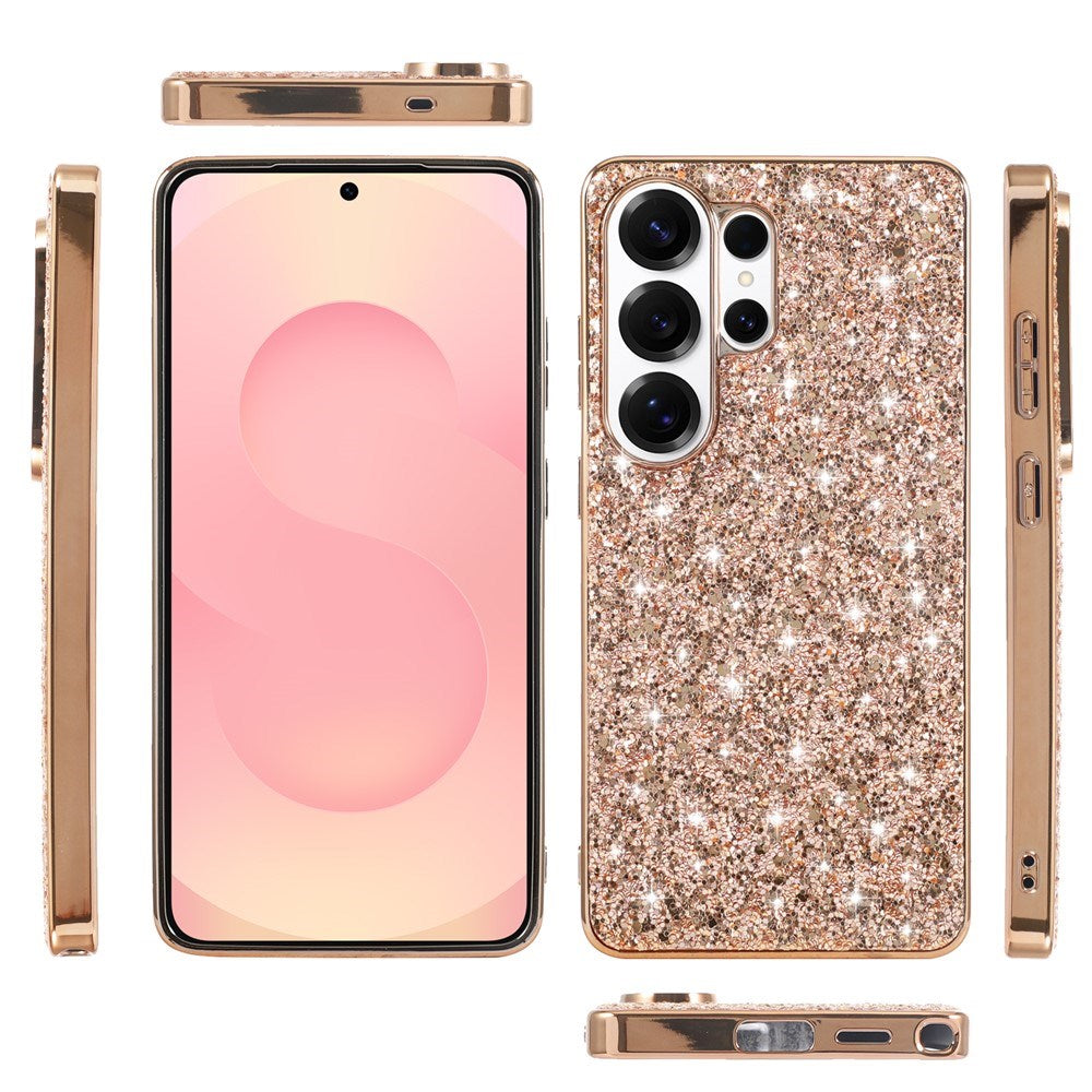 Samsung Galaxy S26 Ultra EIDERWOOD Hybrid Glitter Bagside Cover - Guld