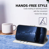Xiaomi 17 Ultra EIDERWOOD Kunstlæder Flip Cover - Sølv