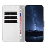 Xiaomi 17 Ultra EIDERWOOD Kunstlæder Flip Cover - Sølv