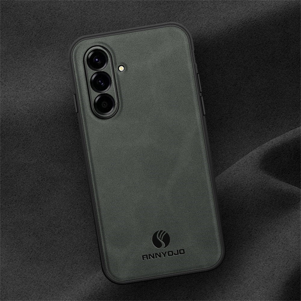 Samsung Galaxy A27 EIDERWOOD Hybrid Case med Kunstlæder - Vinrød