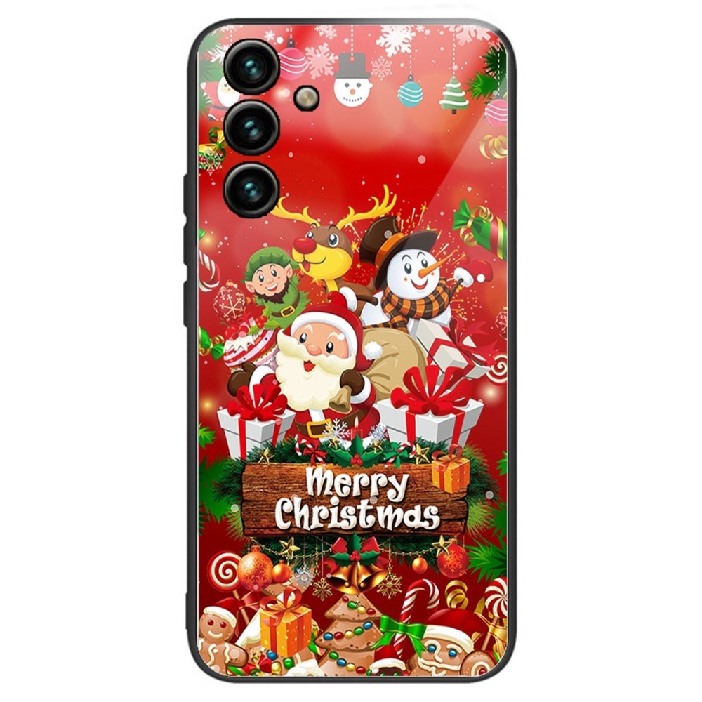 Samsung Galaxy A14 (5G) Jule Cover m. Glasbagside - Merry Christmas