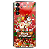 Samsung Galaxy A14 (5G) Jule Cover m. Glasbagside - Merry Christmas